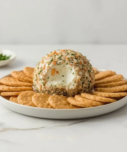 3-Ingredient No-Bake Cheese Ball