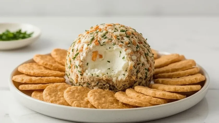 3-Ingredient No-Bake Cheese Ball