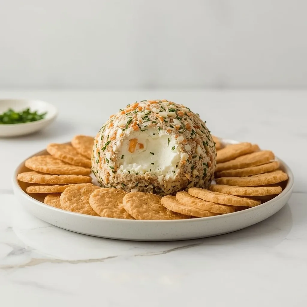 3-Ingredient No-Bake Cheese Ball