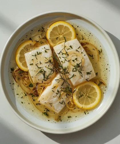 Butter Poached Fish