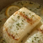 Butter Poached Fish - recipe card
