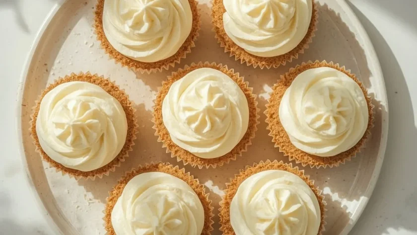 Cheesecakes with Buttercream Frosting