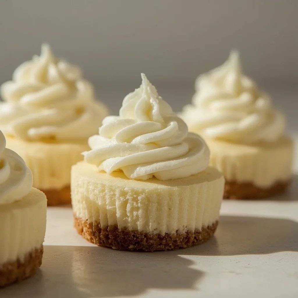 Cheesecakes with Buttercream Frosting