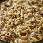 Chicken Noodle Tetrazzini - recipe card