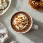 Copycat Dunkin' Donuts Salted Caramel Hot Chocolate