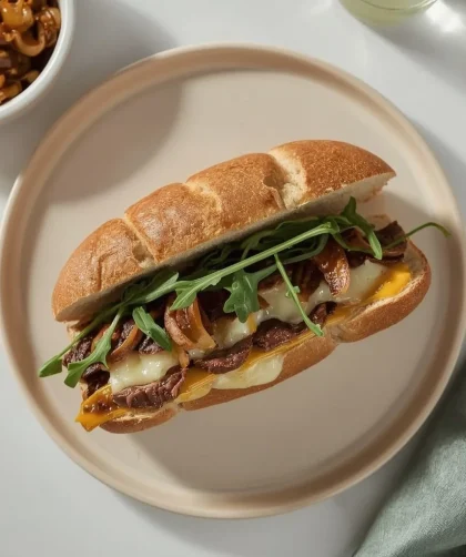 Copycat Panera Bread Steak White Cheddar Panini