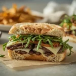 Copycat Panera Bread Steak White Cheddar Panini - recipe card