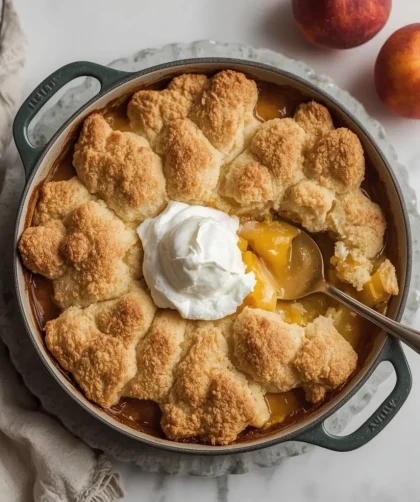 Lazy Man's Peach Cobbler