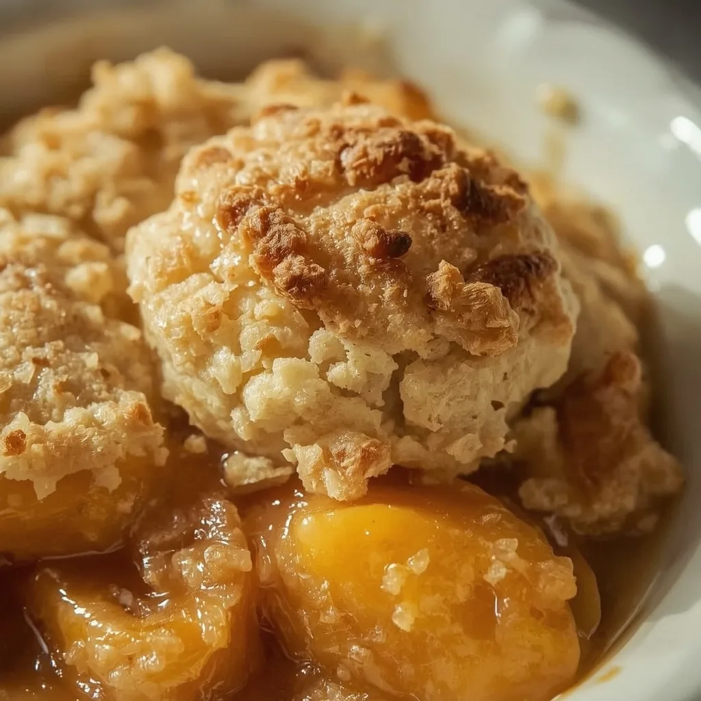 Lazy Man's Peach Cobbler