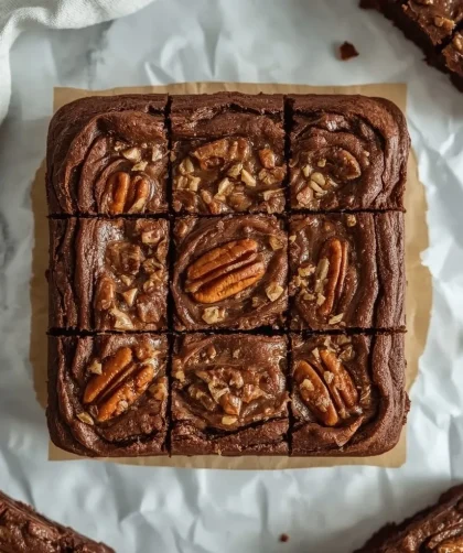 Mrs Fields Pecan Pie Brownies