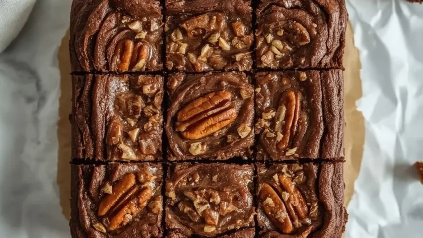 Mrs Fields Pecan Pie Brownies