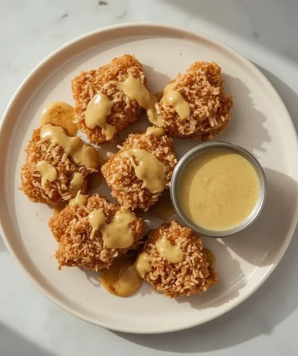 Rainforest Cafe Caribou Coconut Chicken With Honey Mustard Sauce