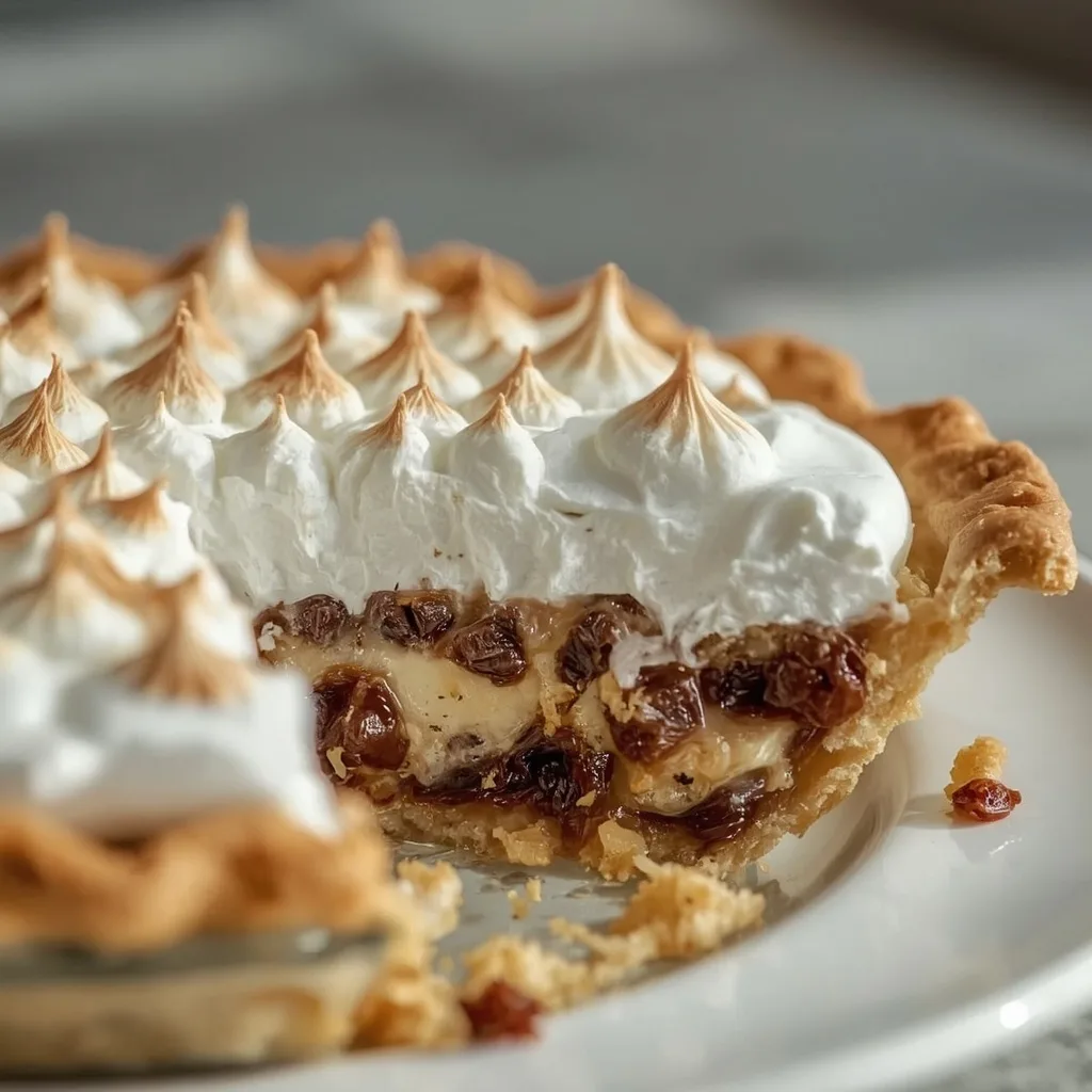 Sour Cream Raisin Pie